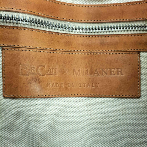 MILANER ITALIA 編み込みレザートートバッグ import レディース