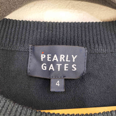 パーリーゲイツ PEARLY GATES 30周年記念 クルーネックニット メンズ JPN:4
