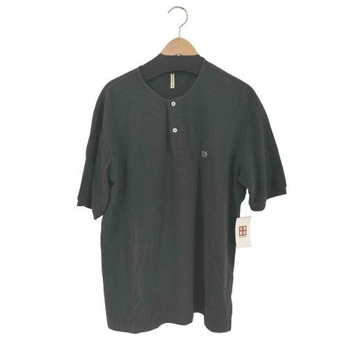 サイベーシックス SCYE BASICS コットン ピケ ヘンリーネック Tシャツ メンズ 40