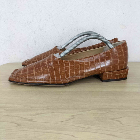 クラネ CLANE SQUARE FLAT SHOES レディース JPN:37