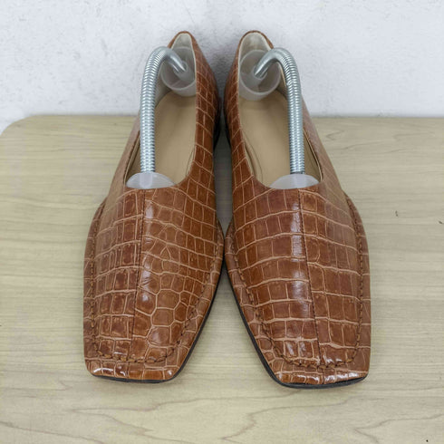 クラネ CLANE SQUARE FLAT SHOES レディース JPN:37