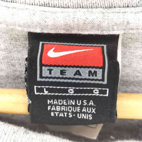 ナイキ NIKE 90S USA製 ベースボールプリント クルーネックTシャツ メンズ JPN:L