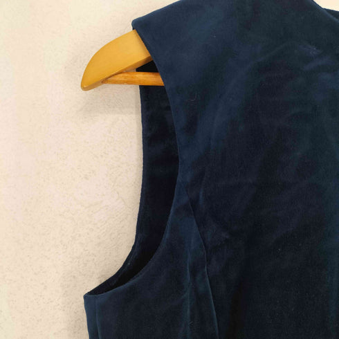 ザラ ZARA ベロアノースリーブワンピース レディース L