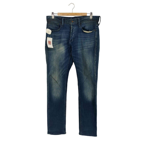 デンハム DENHAM RAZOR SLIM FIT ユーズド加工デニムパンツ メンズ 32