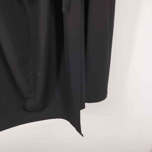 ヨウジヤマモトプールオム Yohji Yamamoto POUR HOMME 18AW 皺ギャバフロントギャザースカート 黒の自由 レディース JPN:3