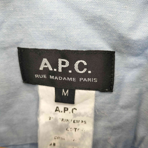 アーペーセー A.P.C. レギュラーカラー L/S シャツ メンズ import:M