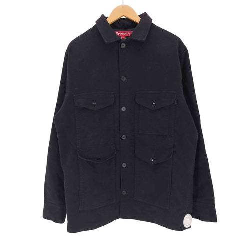 シュプリーム Supreme 04AW カナダ製 eta water proof cotton モールスキンジャケット メンズ import:XL