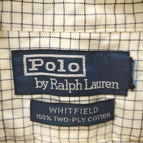 ポロバイラルフローレン Polo by RALPH LAUREN WHITFIELD 両フラップ チェックシャツ メンズ
