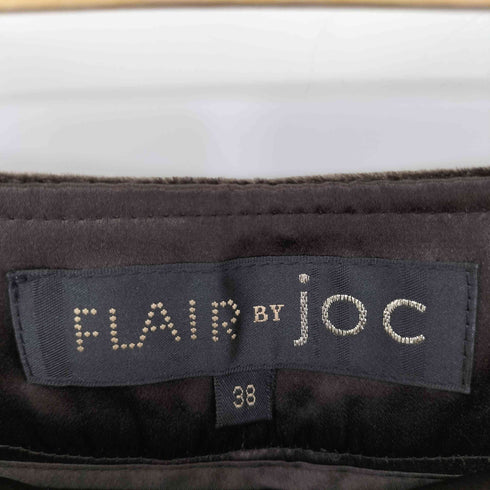 FLAIR BY JOC ベロアワイドパンツ レディース 38