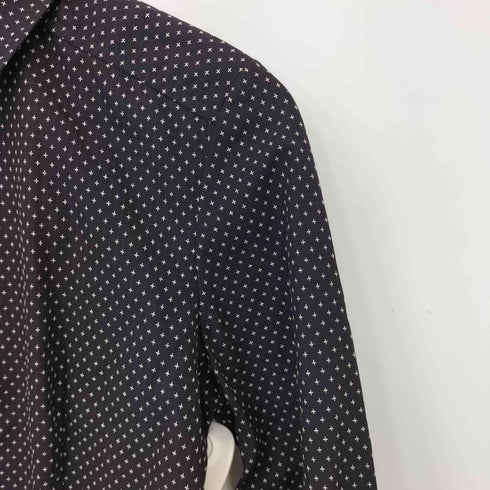 ELEY KISHIMOTO 丸襟 総柄 L/S シャツ レディース