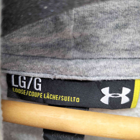アンダーアーマー UNDER ARMOUR プリントラグランプルオーバーパーカー バイカラー メンズ JPN:L