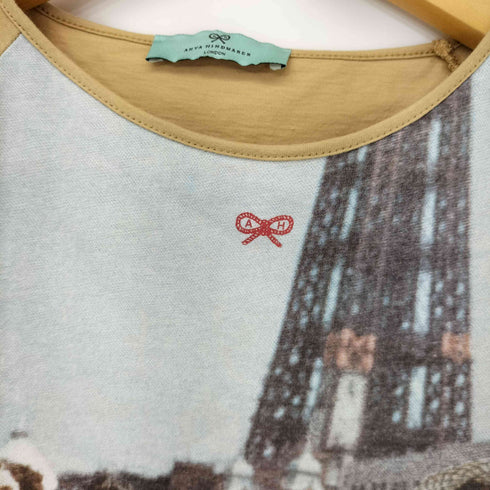 アニヤハインドマーチ ANYA HINDMARCH イタリア製 人物プリント S/S カットソー レディース EUR:44