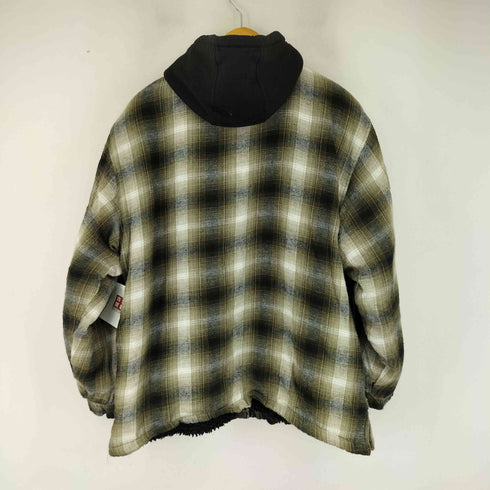 ベーシックエディションズ BASIC EDITIONS チェック 裏ボアパーカー メンズ JPN:XL