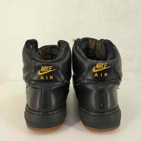 ナイキ NIKE 00s 03年製 AIR FORCE 1 HIGH - BLACK/BLACK-CANYON GOLD-GUM メンズ JPN:26.5