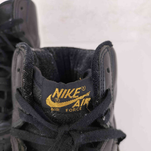 ナイキ NIKE 00s 03年製 AIR FORCE 1 HIGH - BLACK/BLACK-CANYON GOLD-GUM メンズ JPN:26.5