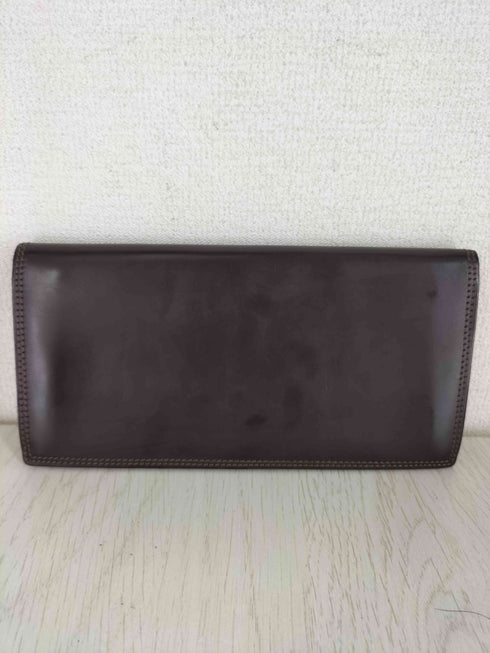 NAUGHTIAM CORDOVAN レザー長財布 ウォレット メンズ