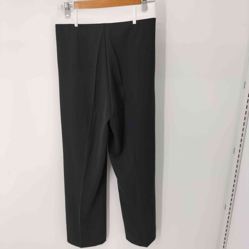 ミームセレクト me+em select 太ベルトハイウエストツートーンタックスラックス レディース JPN:XL