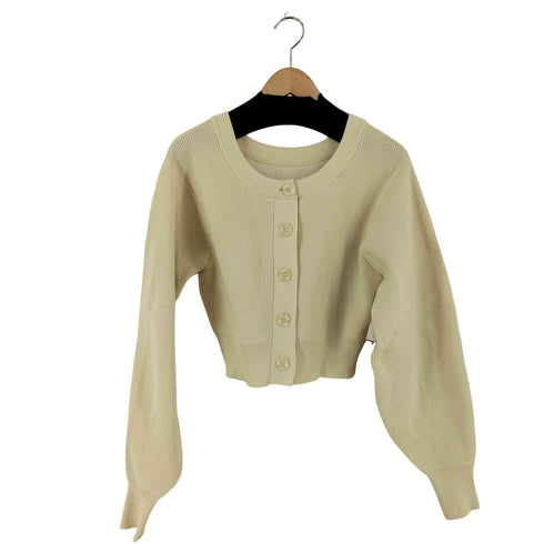 スライ SLY 2WAY C/N CROPPED KNIT カーディガン レディース FREE
