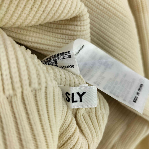 スライ SLY 2WAY C/N CROPPED KNIT カーディガン レディース FREE