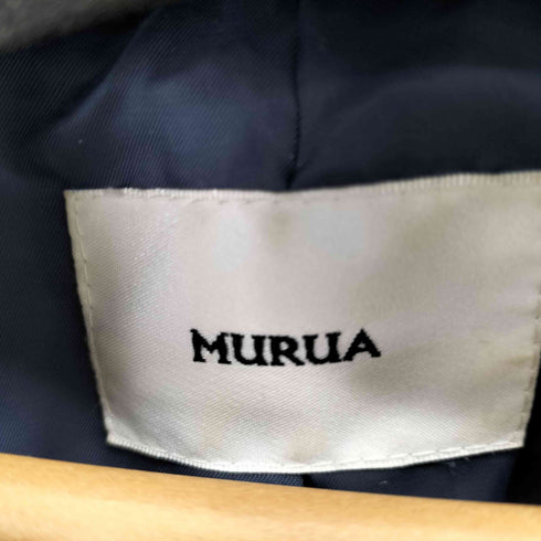 ムルーア MURUA チェック チェスターコート レディース