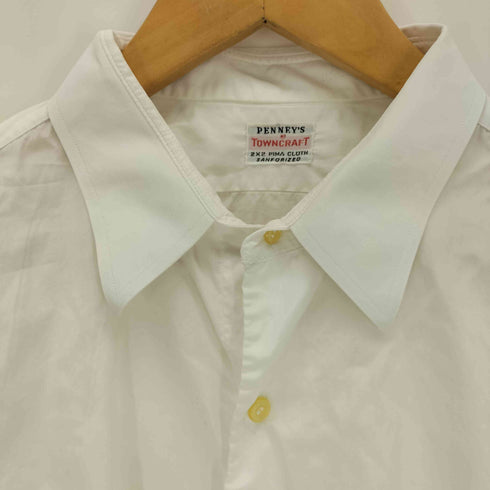 ぺニーズタウンクラフト PENNEYS TOWNCRAFT pima Cotton Shirt ドレスシャツ マチ メンズ 18-35