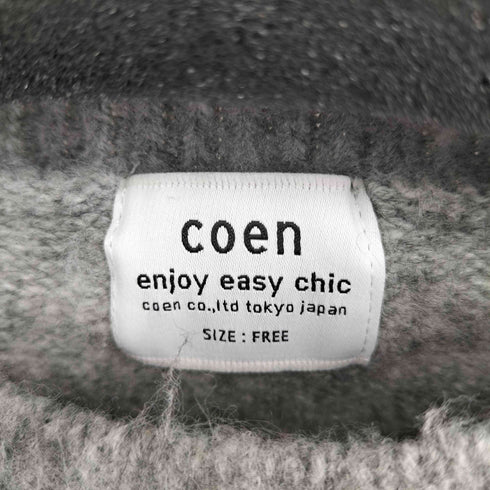 コーエン coen リラクシーシャギーニット レディース FREE