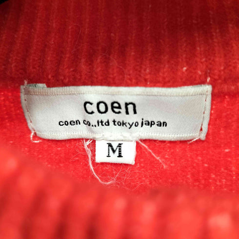 コーエン coen ホールガーメントモックネックカーディガン レディース JPN:M