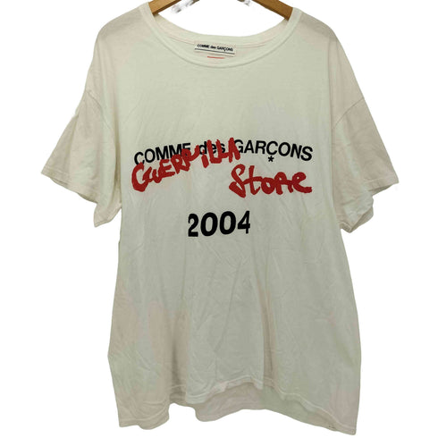 コムデギャルソン COMME des GARCONS 復刻 guerrilla store 2004 ゲリラストア Tシャツ メンズ 4L