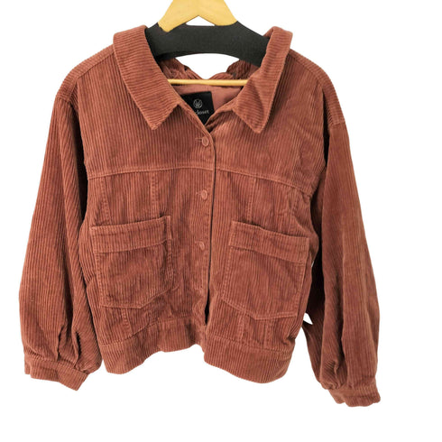 ダブルクローゼット w closet バックレースアップデザイン コーデュロイ コットン ジャケット レディース