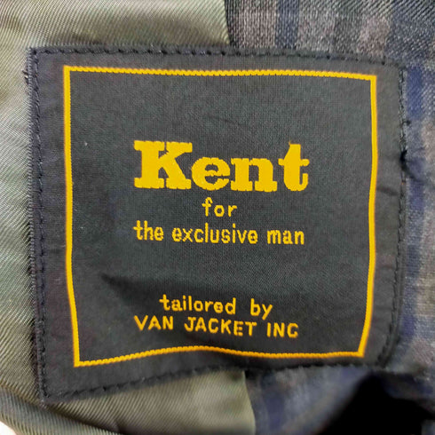 ケント Kent 金ボタンチェック柄テーラードジャケット メンズ 95