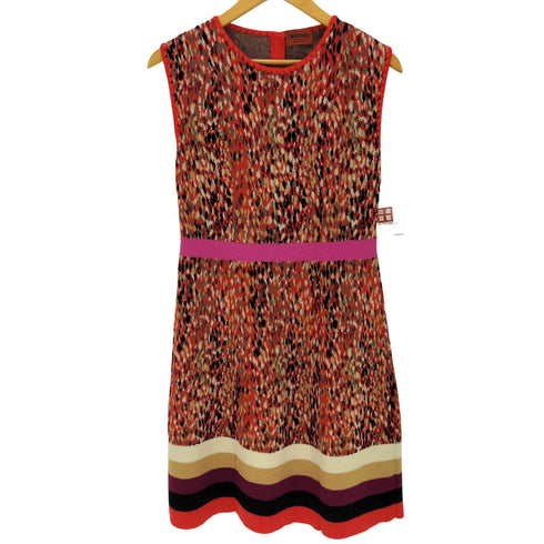 ミッソーニ MISSONI ウエスト切替デザインニットワンピース レディース