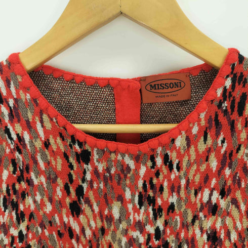 ミッソーニ MISSONI ウエスト切替デザインニットワンピース レディース