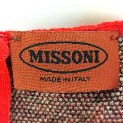 ミッソーニ MISSONI ウエスト切替デザインニットワンピース レディース