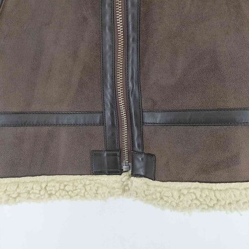 アルファインダストリーズ ALPHA INDUSTRIES フェイクムートン B-3ジャケット レディース JPN:M