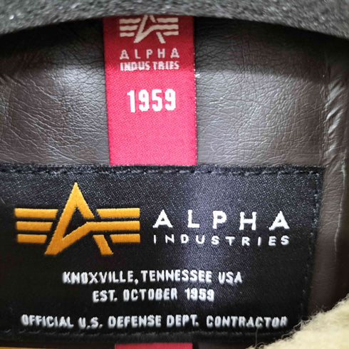 アルファインダストリーズ ALPHA INDUSTRIES フェイクムートン B-3ジャケット レディース JPN:M