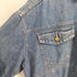バナナリパブリック BANANA REPUBLIC 80~90S ADVENTURE OUTFITTERS 襟レザー切替裏地中綿デニムジャケット メンズ JPN:XL