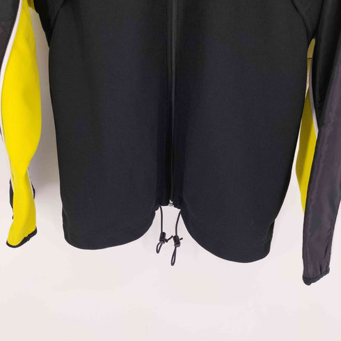 リーボック Reebok バック ベクターロゴ プリント バイカラー 異素材切替 リップストップ トラックジャケット ジャージ メンズ import:M