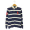 ポロラルフローレン POLO RALPH LAUREN ビッグポニー刺繍 ボーダー柄 長袖ラガーシャツ メンズ JPN:M