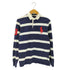 ポロラルフローレン POLO RALPH LAUREN ビッグポニー刺繍 ボーダー柄 長袖ラガーシャツ メンズ JPN:M