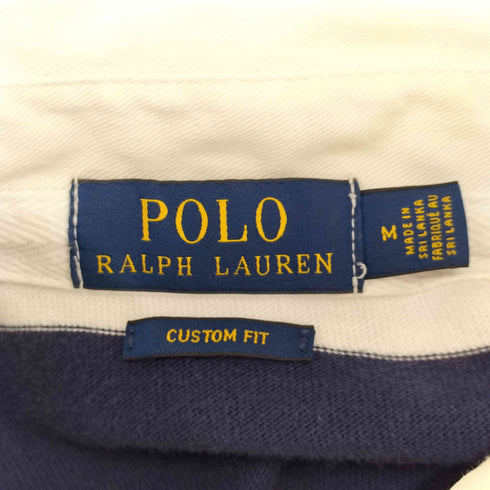 ポロラルフローレン POLO RALPH LAUREN ビッグポニー刺繍 ボーダー柄 長袖ラガーシャツ メンズ JPN:M