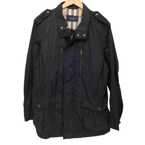 バーバリーロンドン BURBERRY LONDON 裏地ノバチェック 撥水ジップアップ ナイロンジャケット メンズ import:M