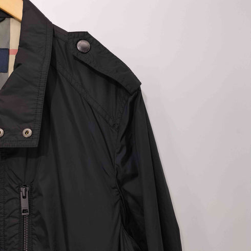 バーバリーロンドン BURBERRY LONDON 裏地ノバチェック 撥水ジップアップ ナイロンジャケット メンズ import:M