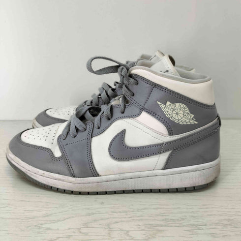 ジョーダンブランド JORDAN BRAND Air Jordan 1 Mid Grey/Sail メンズ JPN:26.5
