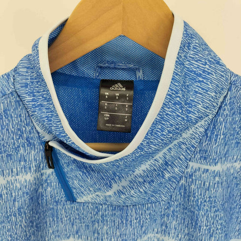 アディダス adidas 16AW Rengi ピステシャツ ウィンドトップ 裏メッシュ付 変形ジップ メンズ JPN:M
