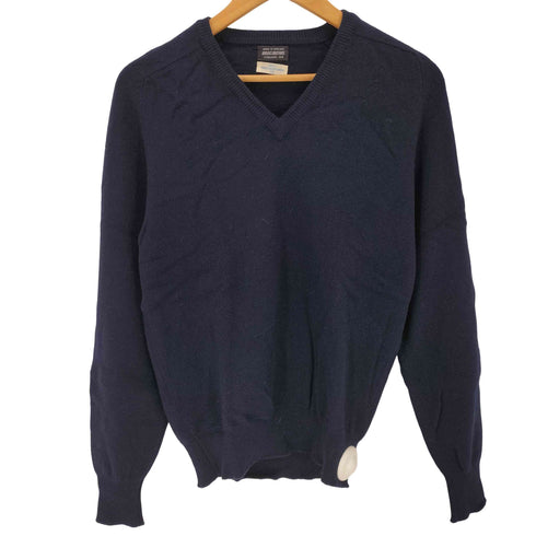 ブルックスブラザーズ BROOKS BROTHERS England製 Vネックラムウールニット メンズ US:38