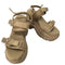 イエロー YELLO NAKED DOUBLE SNEAKER SANDLS 厚底ストラップサンダル ダッドスニーカー レディース JPN:M