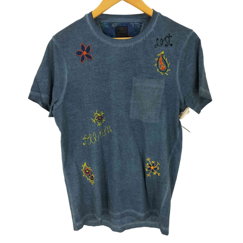 ロストインアルビオン LOST IN ALBION イタリア製 刺繍Tシャツ メンズ import:S