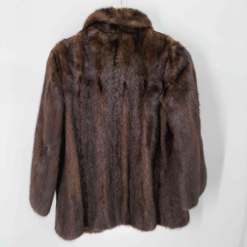 サガミンク SAGA MINK リアルファー 毛皮 ハーフコート レディース 11