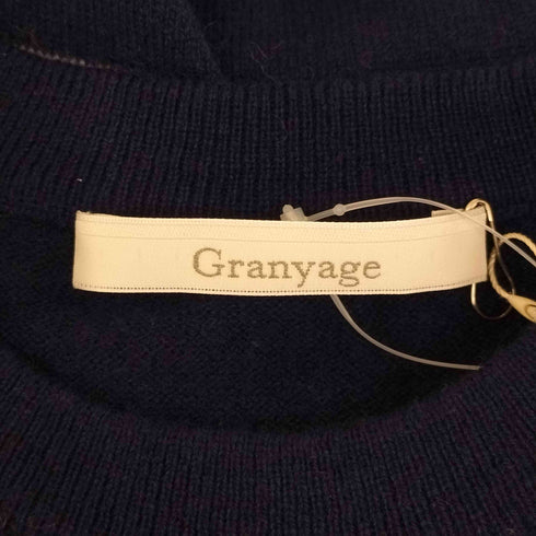 グランヤージュ Granyage カシミヤ100 キャラクターニット レディース JPN:38