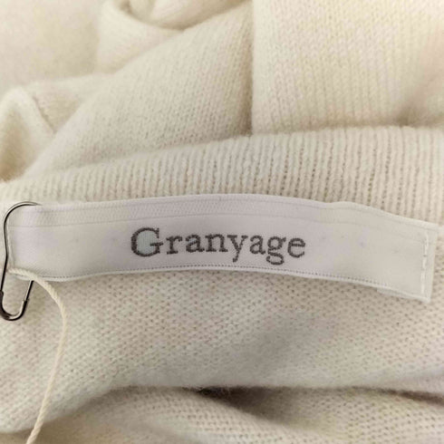 グランヤージュ Granyage カシミヤ100 スマイルハイネックニット レディース JPN:38